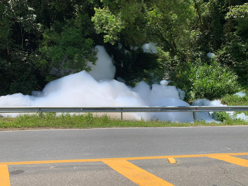 Ima monitora efeitos ambientais do acidente ocorrido na Serra Dona Francisca.