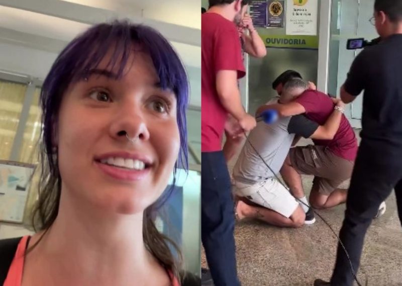 Influenciadora visita UFSC e flagra momento emocionante: ‘incrível ver a felicidade dos outros’