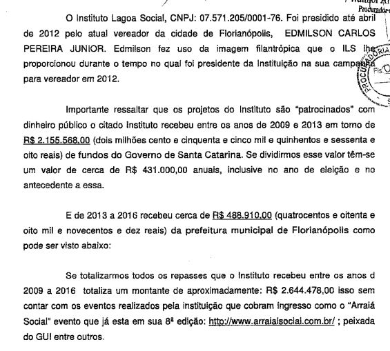 Processo mostra investiga&ccedil;&atilde;o contra ONG – Foto: Reprodu&ccedil;&atilde;o/Divulga&ccedil;&atilde;o/ND