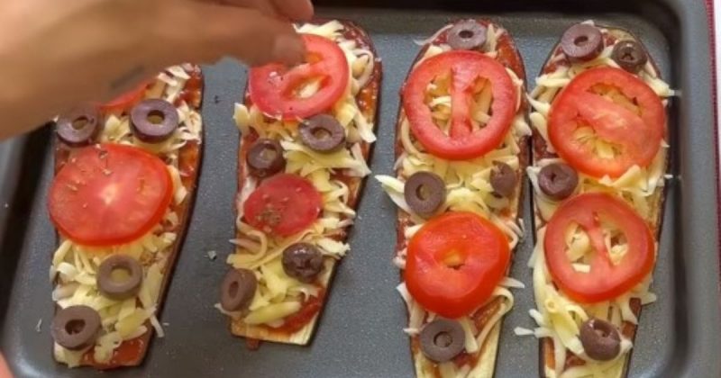 Principal ingrediente utilizado na receita &eacute; berinjela – Foto: Reprodu&ccedil;&atilde;o/YouTube/ND