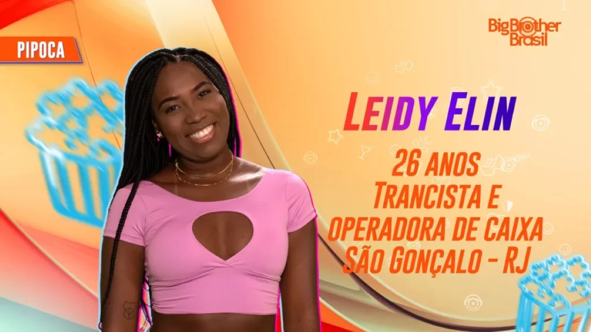 Leidy Elin tem 26 anos e é de São Gonçalo, no Rio de Janeiro e atualmente trabalha como trancista