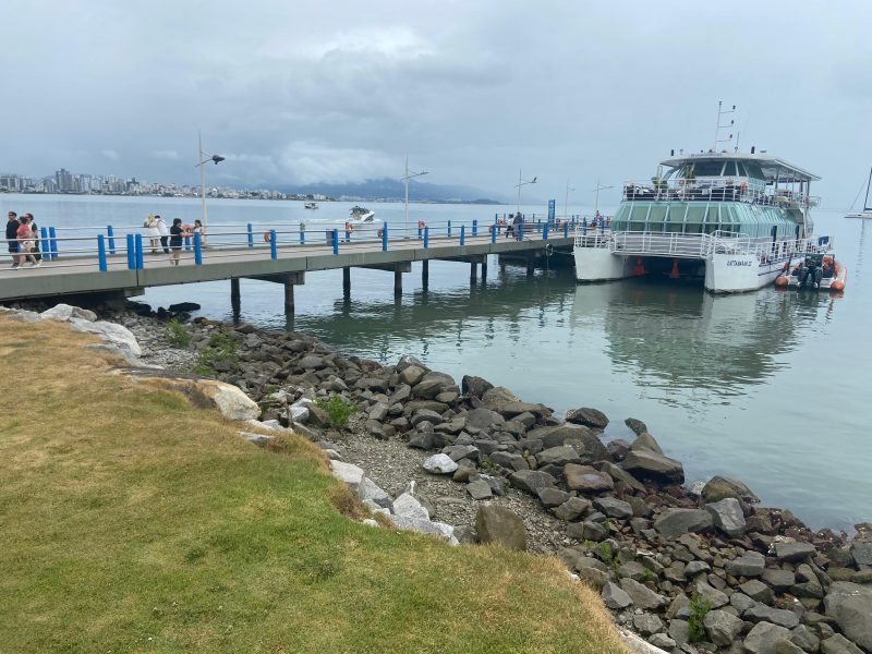 Trapiche da Beira Mar Norte &eacute; palco de trag&eacute;dia no R&eacute;veillon – Foto: Leo Munhoz