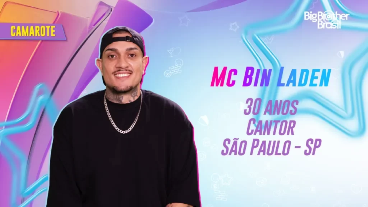 MC Bin Laden tem 30 anos e é natural de São Paulo, capital. Representante do funk paulista da Zona Leste
