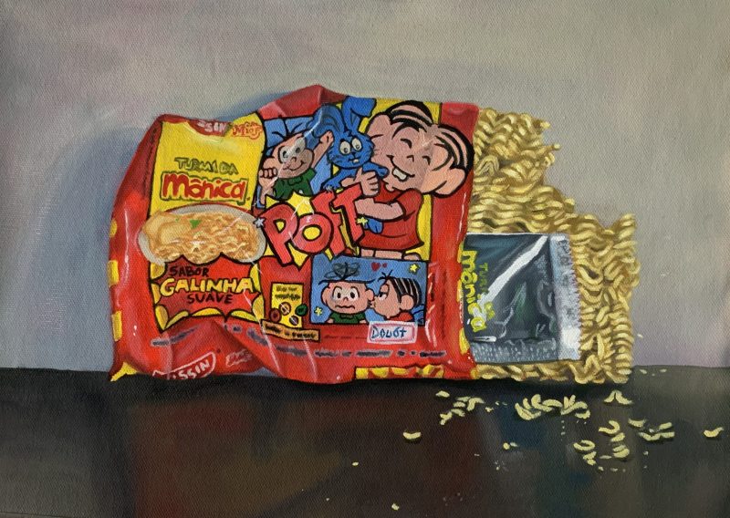 O cotidiano &eacute; retratado com irrever&ecirc;ncia no universo pop da artista visual Doudt, que &eacute; uma das expoentes das novas gera&ccedil;&otilde;es das artes de Joinville – Foto: Doudt/Divulga&ccedil;&atilde;o