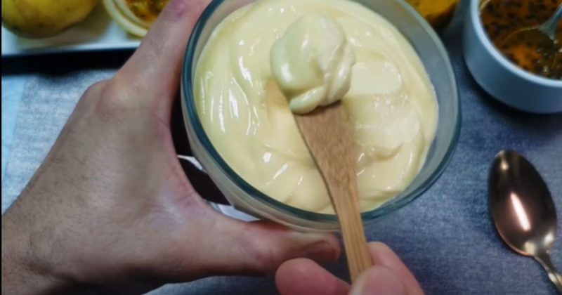 Resultado do mousse de maracujá