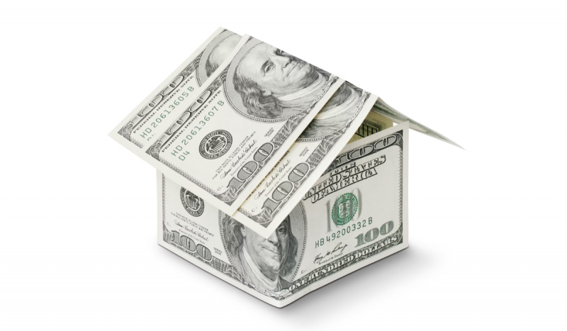 Casa feita com cédulas de dólar, para ilustrar matéria sobre bilionários de SC