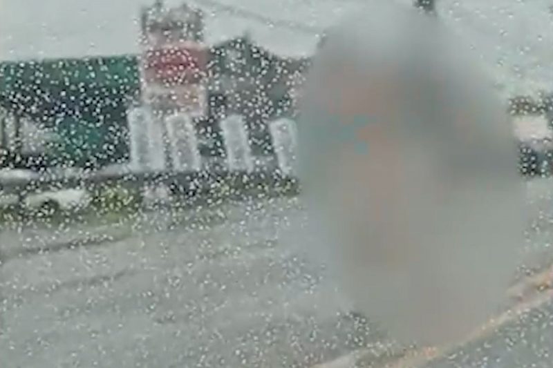 Homem andava nu pelas ruas de Araquari