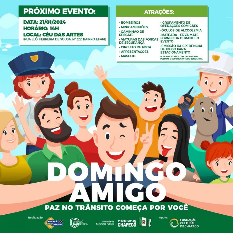 Informações sobre o evento Domingo Amigo