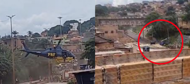 Helicóptero da PRF faz pouso forçado logo após decolar com vítima 