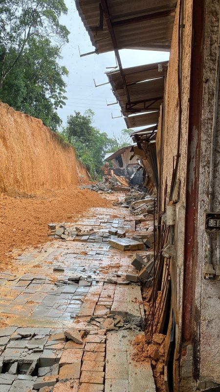 Caso aconteceu no bairro Vila Nova – Foto: Defesa Civil/Divulga&ccedil;&atilde;o