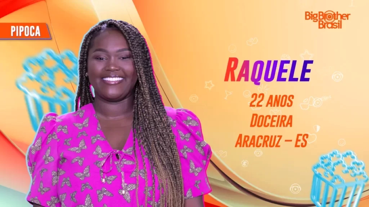 Raquele, tem 22 anos e atualmente atua como doceira