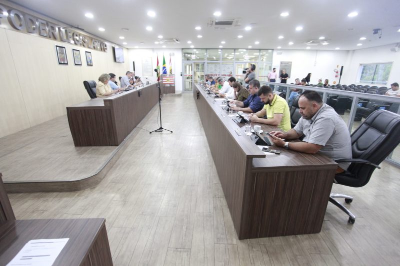 Vota&ccedil;&atilde;o aconteceu nesta segunda-feira (22), em sess&atilde;o extraordin&aacute;ria realizada na C&acirc;mara de Vereadores de Blumenau – Foto: C&acirc;mara de Vereadores/Reprodu&ccedil;&atilde;o ND