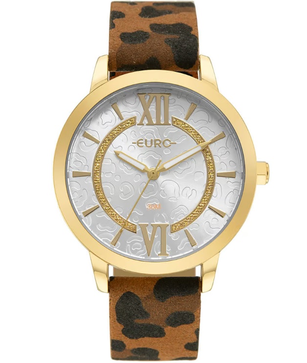 Rel&oacute;gio feminino Euro glitz dourado – Foto: divulga&ccedil;&atilde;o/Euro