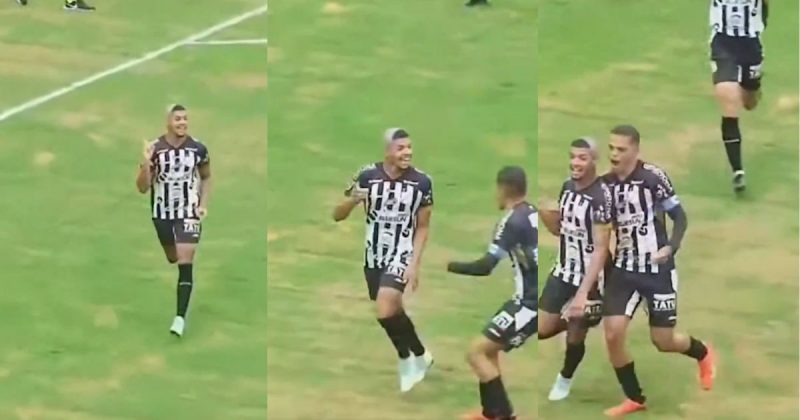 Atacante imita corte de cabelo de Ronaldo e faz golaço 