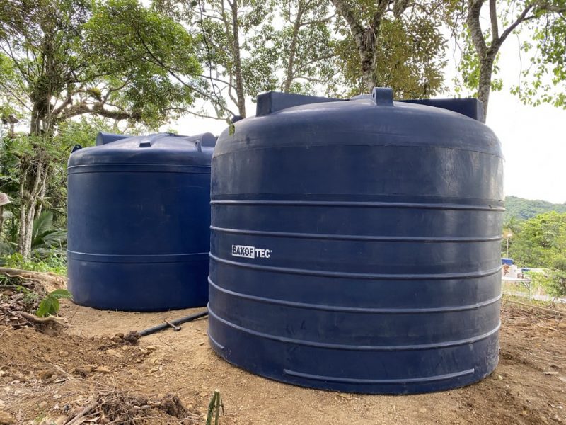 Novos reservatórios devem atender 250 pessoas.