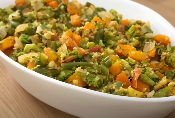 Receita com legumes para substituir arroz