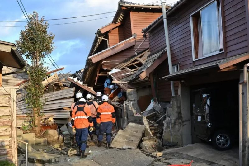 Terremoto que atingiu o pa&iacute;s deixa estragos em grande escala – Foto: AFP/Reprodu&ccedil;&atilde;o/ND