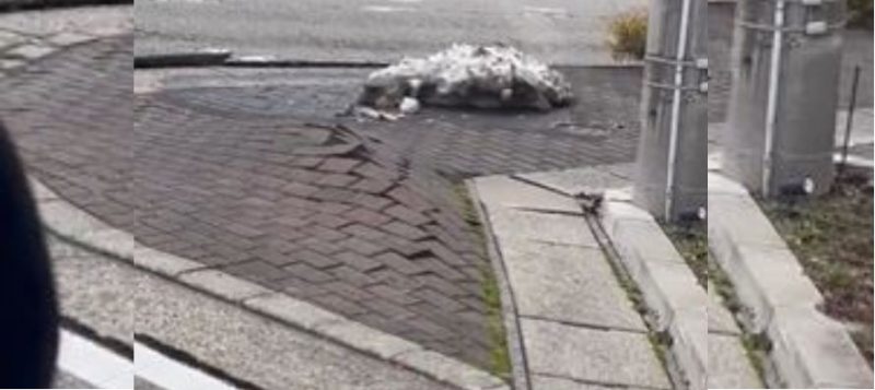 Após terremoto, vídeo mostra ruas se deformando de forma chocante no Japão