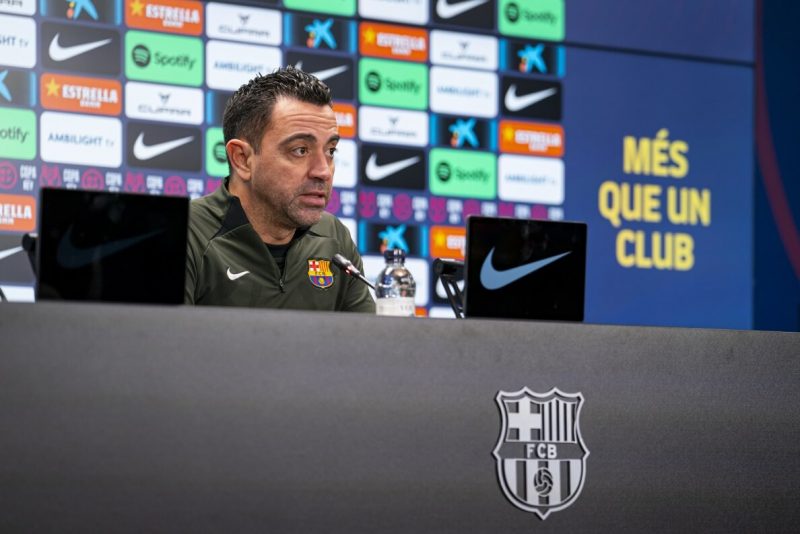 Xavi, técnico do Barcelona