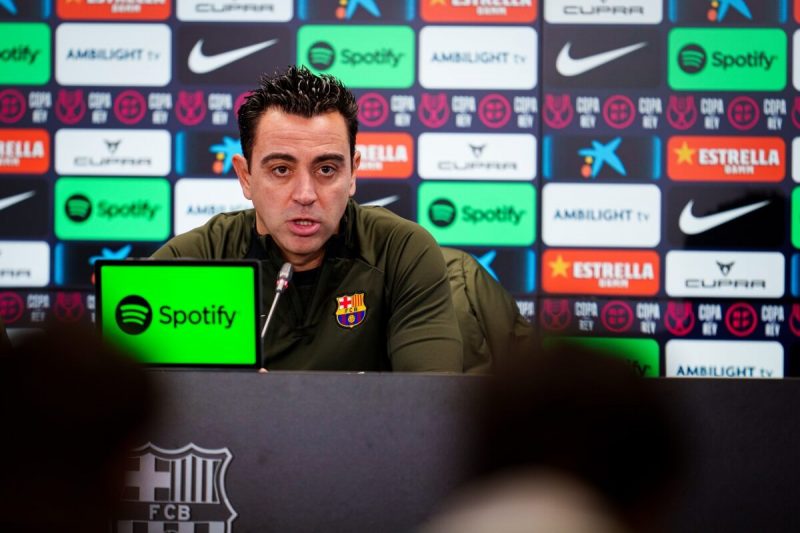 Xavi, técnico do Barcelona