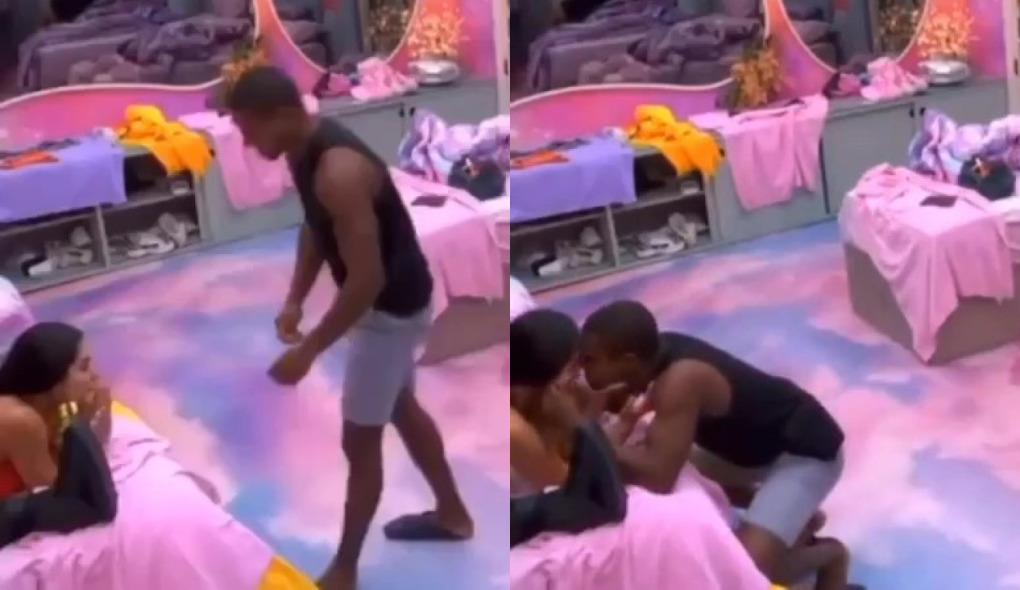 Dado Dolabella afirma que esse momento da imagem onde aparece Davi se aproximando de Isabelle foi assédio.