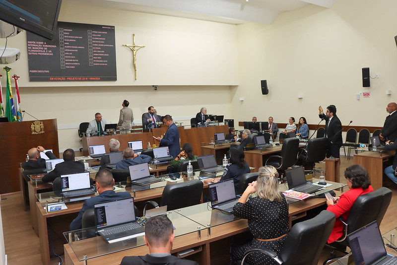 Câmara de Vereadores de Florianópolis &#8211; Foto: CMF/Divulgação/ND