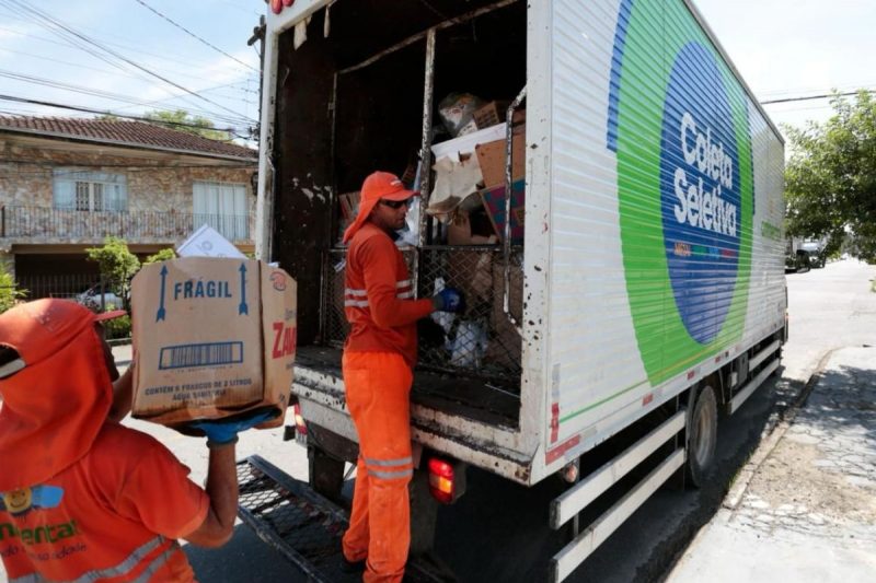 Coleta de reciclados terá mudança em quatro bairros de Joinville &#8211; Foto: Prefeitura de Joinville/Divulgação