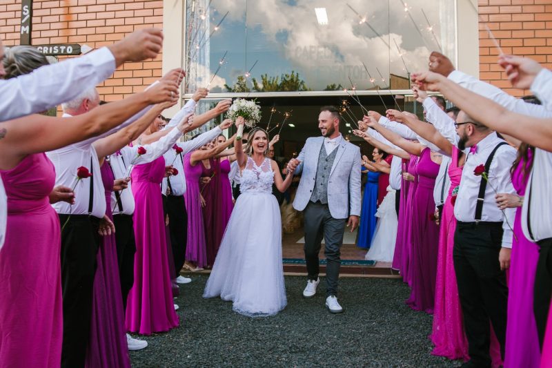 Andr&eacute; voltou para a festa de casamento ap&oacute;s o furto na resid&ecirc;ncia – Foto: Arquivo pessoal/ND