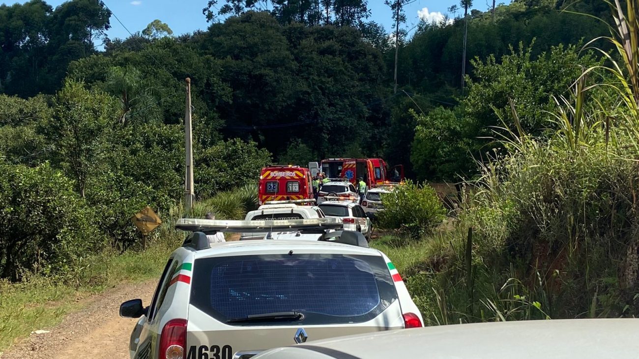 Ocorrência está em andamento em Chapecó - Valéria Cenci/ND