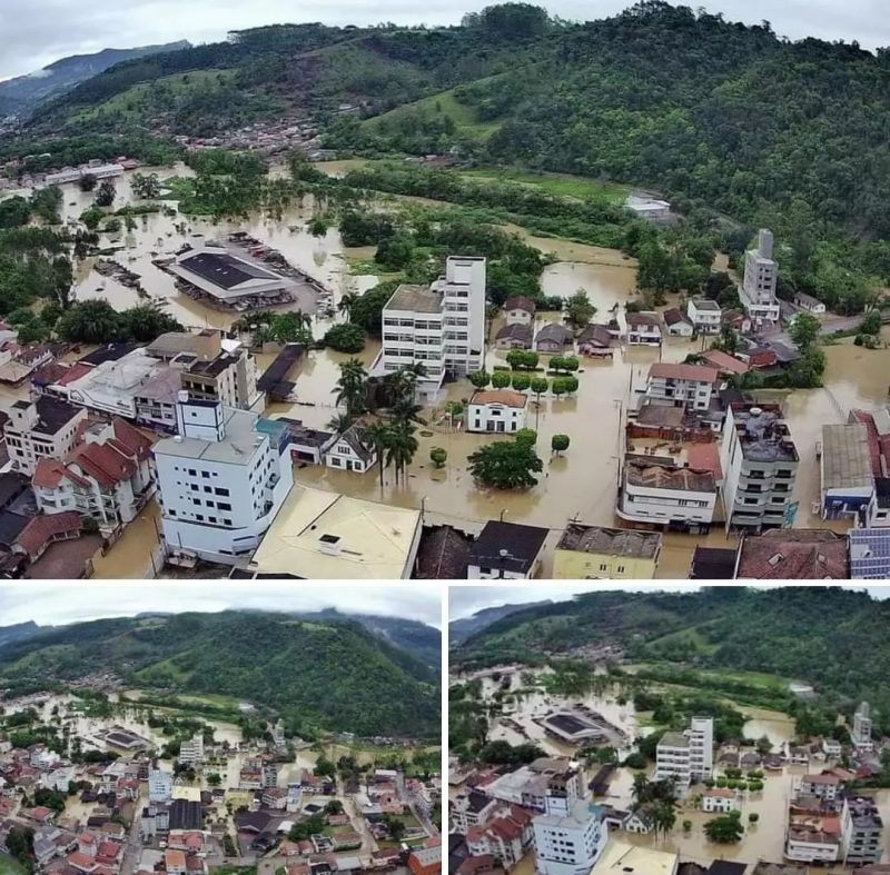 Enchentes foram registradas em 2023 em Presidente Getúlio