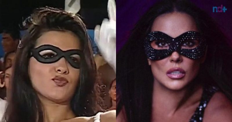 Suzana Alves fez sucesso como Tiazinha na década de 90 e Déborah Secco se inspirou na personagem no carnaval deste ano