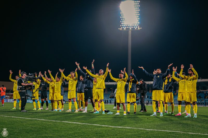 CR7 do d&aacute; show na comemora&ccedil;&atilde;o na Copa da &Aacute;sia – Foto: Twitter Al Nassr