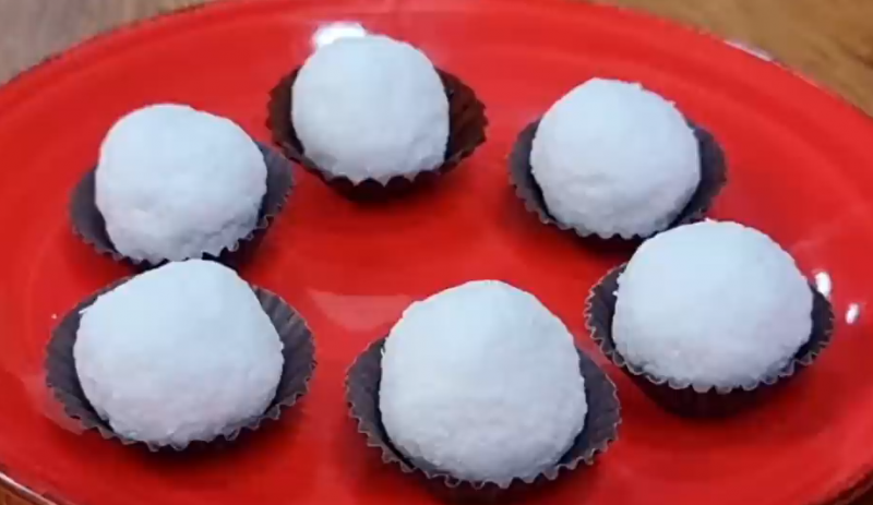 Brigadeiro saudável para você aderir na dieta - Foto: Nutricionista Patrícia Leite/Reprodução/ND