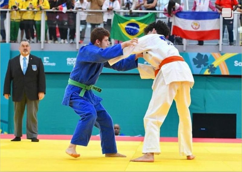 Em dezembro, Guilherme representou o Brasil no Chile e voltou para casa com mais uma medalha ouro. Foto: Acha Jud&ocirc;/Divulga&ccedil;&atilde;o/ND