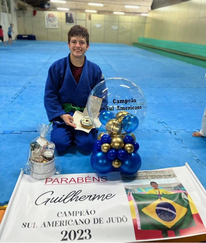 O atleta Guilherme, de 15 anos, foi destaque na modalidade de judô em Chapecó e em toda Santa Catarina