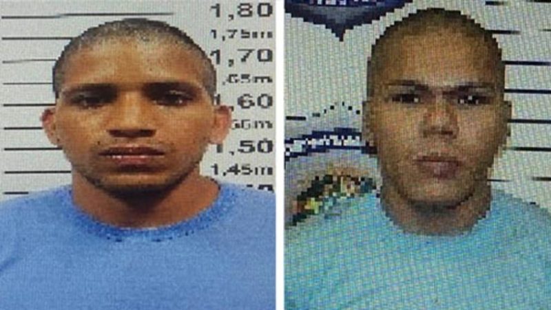 Rogério da Silva Mendonça e Deibson Cabral Nascimento fugiram de penitenciária federal em Mossoró