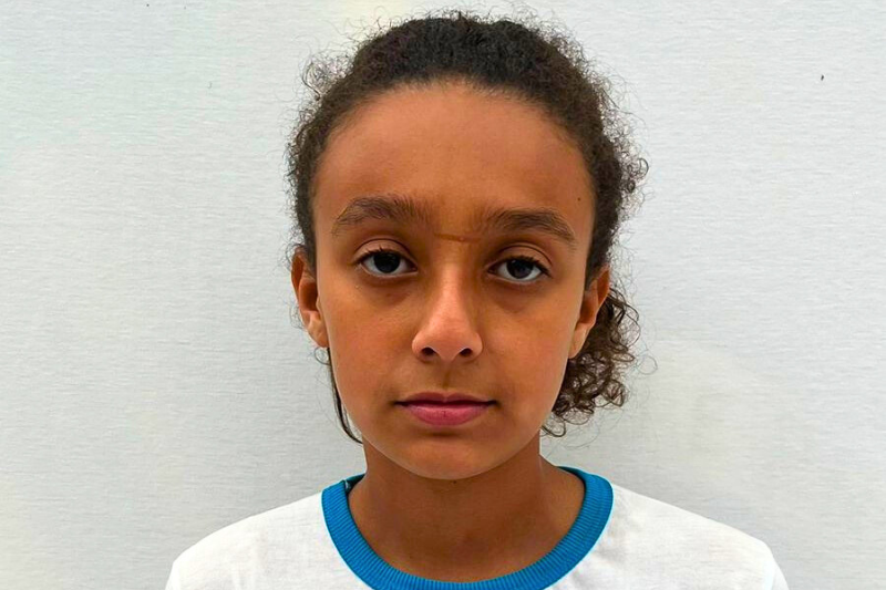 Laura tinha apenas 12 anos e era aluna do s&eacute;timo ano do ensino fundamental – Foto: Assessoria de Comunica&ccedil;&atilde;o Nova Veneza/Divulga&ccedil;&atilde;o/ND