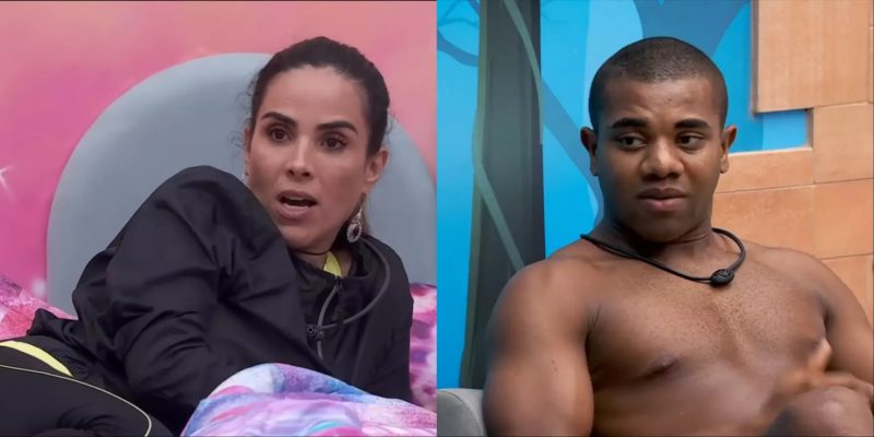 Wanessa Camargo mant&eacute;m postura contra Davi. – Foto: Montagem/Canal do YouTube do Big Brother Brasil/ND