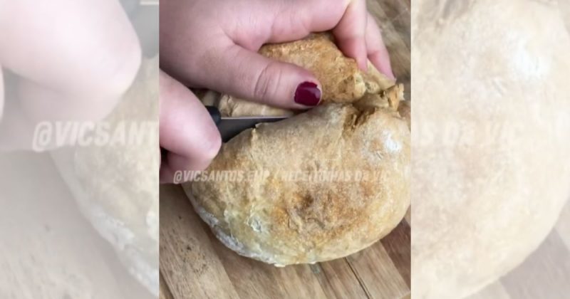 Pão caseiro na air frayer 