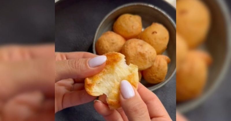 Pão de queijo saudável 