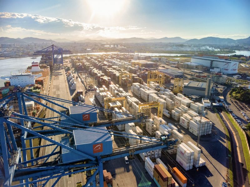 Portos que mais movimentaram contêineres 