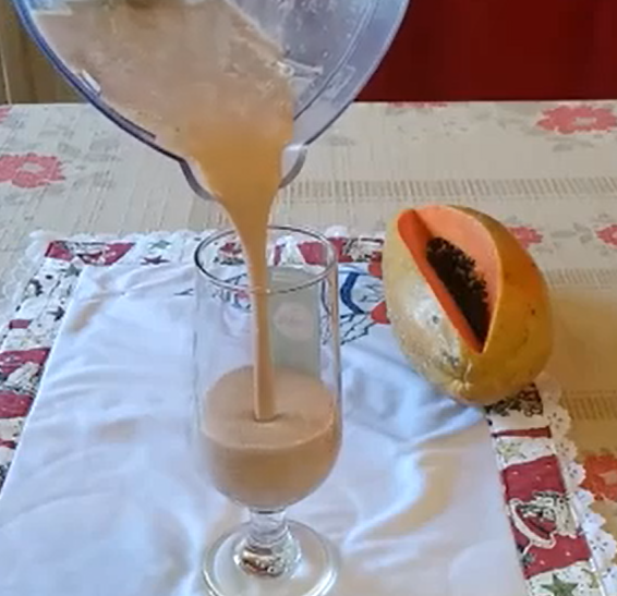 Vitamina de mamão saudável pode substituir refeições - Foto: Solange Silva/Reprodução/ND