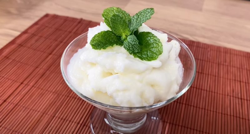 Receita de sorvete low carb com apenas dois ingredientes conquista internautas: ‘barato e f&aacute;cil – Foto: Youtube/Reprodu&ccedil;&atilde;o ND