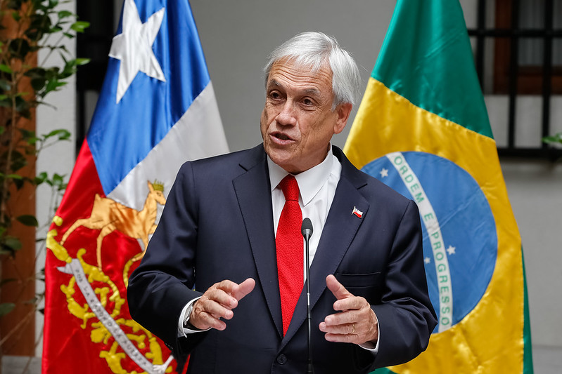 Ex-presidente do Chile, Sebasti&aacute;n Pi&ntilde;era morreu nesta ter&ccedil;a-feira em queda de helic&oacute;ptero – Foto: Cesar Itibere/PR/ND