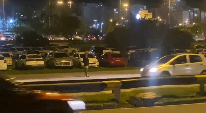 Lago das Bandeiras estava sendo “comercializado” no Carnaval de Florian&oacute;polis. Quem ficou com o montante? – Foto: Divulga&ccedil;&atilde;o/ND