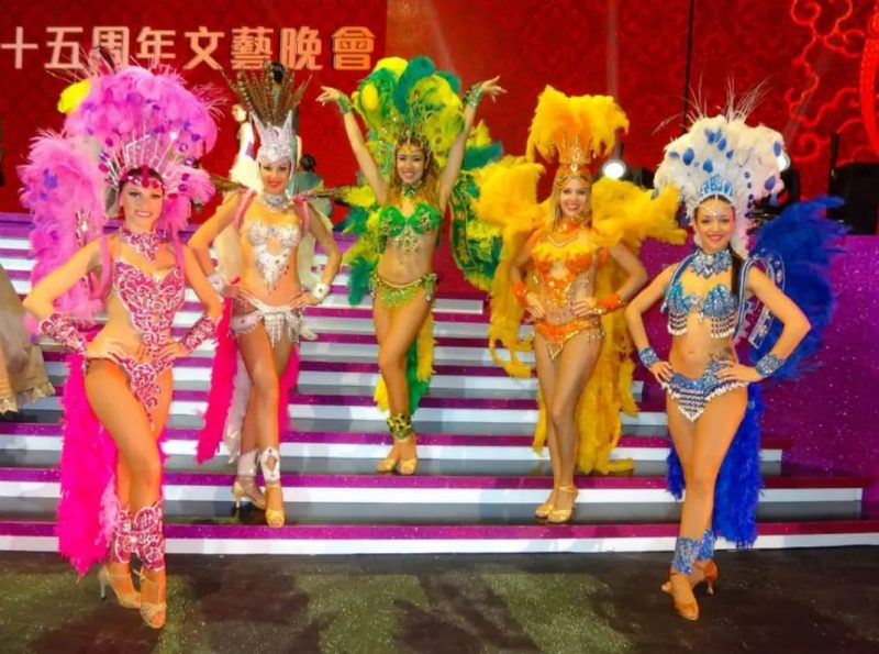 Dayana Mello no show abertura Carnaval em Macau, na China