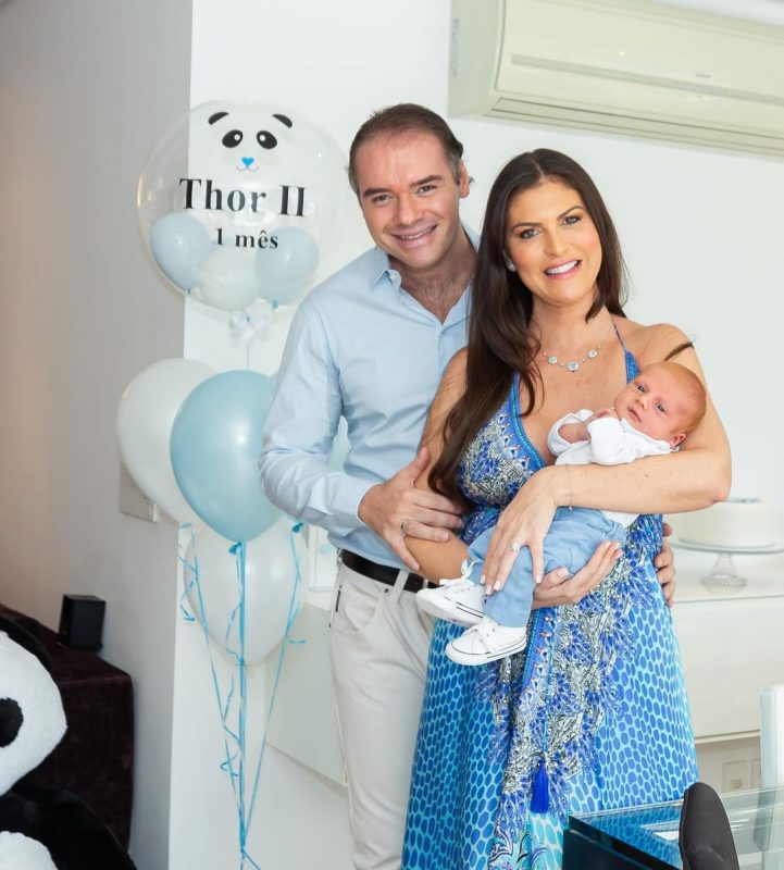 Thor Batista aparece em foto com a esposa e o filho recém-nascido &#8211; Foto: Reprodução/Instagram/ND
