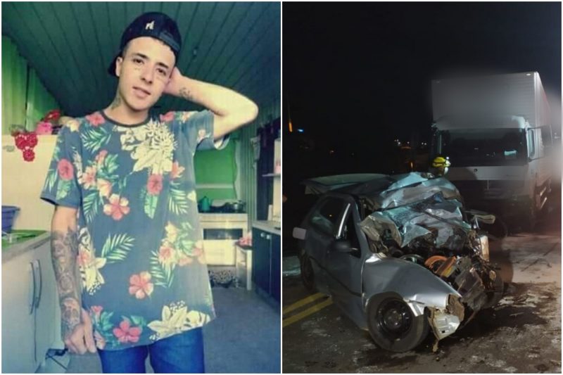 jovem Jean Carlos morreu no acidente