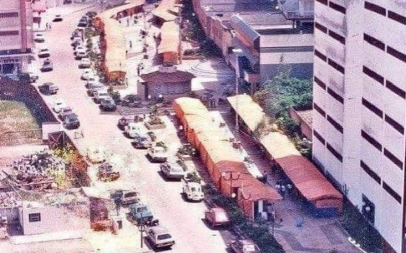 Foto antiga do Camelódromo de Balneário Camboriú