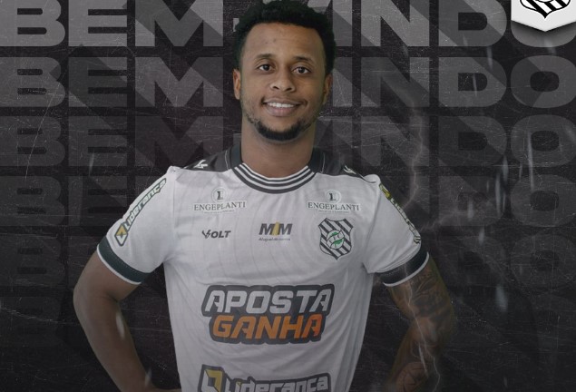 Bruno Michel com a camisa do Figueirense